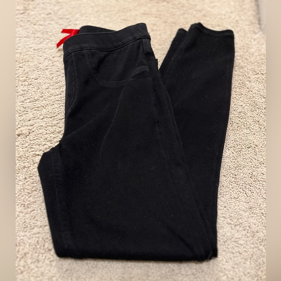 SPANX Jean-ish Ankle Black Leggings Sz S - Picture 3 of 13